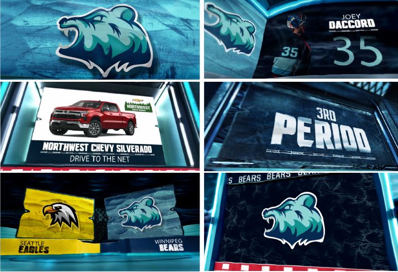 Hybrid 3D graphics examples